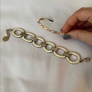 2 bracelets - Stella and dot and WHBM